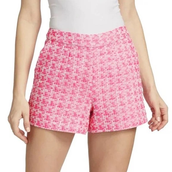 L'AGENCE Pants - L'AGENCE Ashton Tweed Shorts - Color Rose Pink - Size 16 - NWT